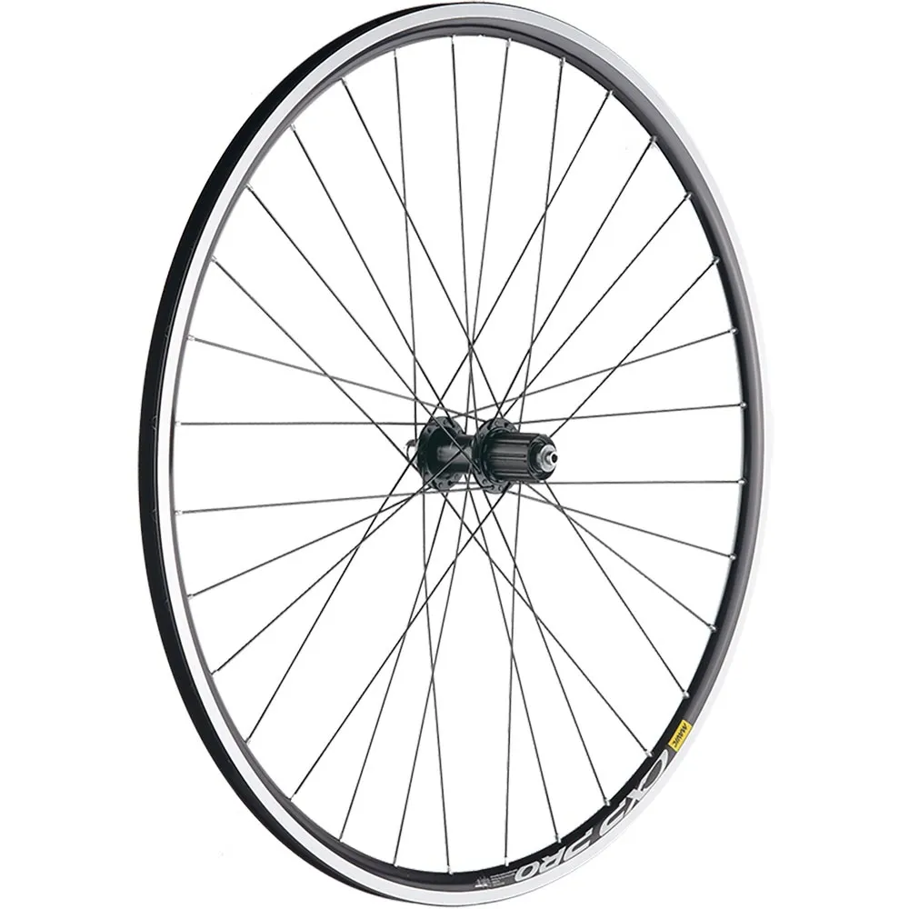 Shimano 105 R7000 NoDisc hub set + Mavic CXP Pro rims, black | built by TNC