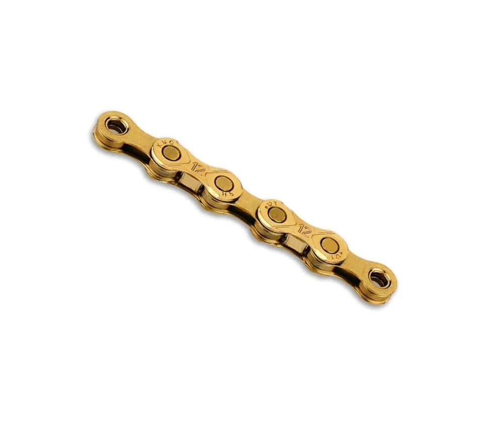 KMC e-bike chain E12 Ti-N incl. link 12-speed 130 links gold