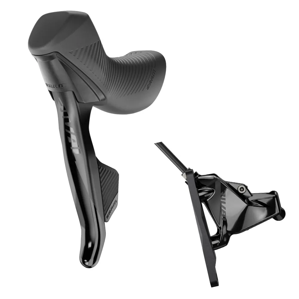 Sram Rival AXS HRD eTap Disc brake lever (right) + Flat Mount front brake caliper, 95 cm cable – limited stock
