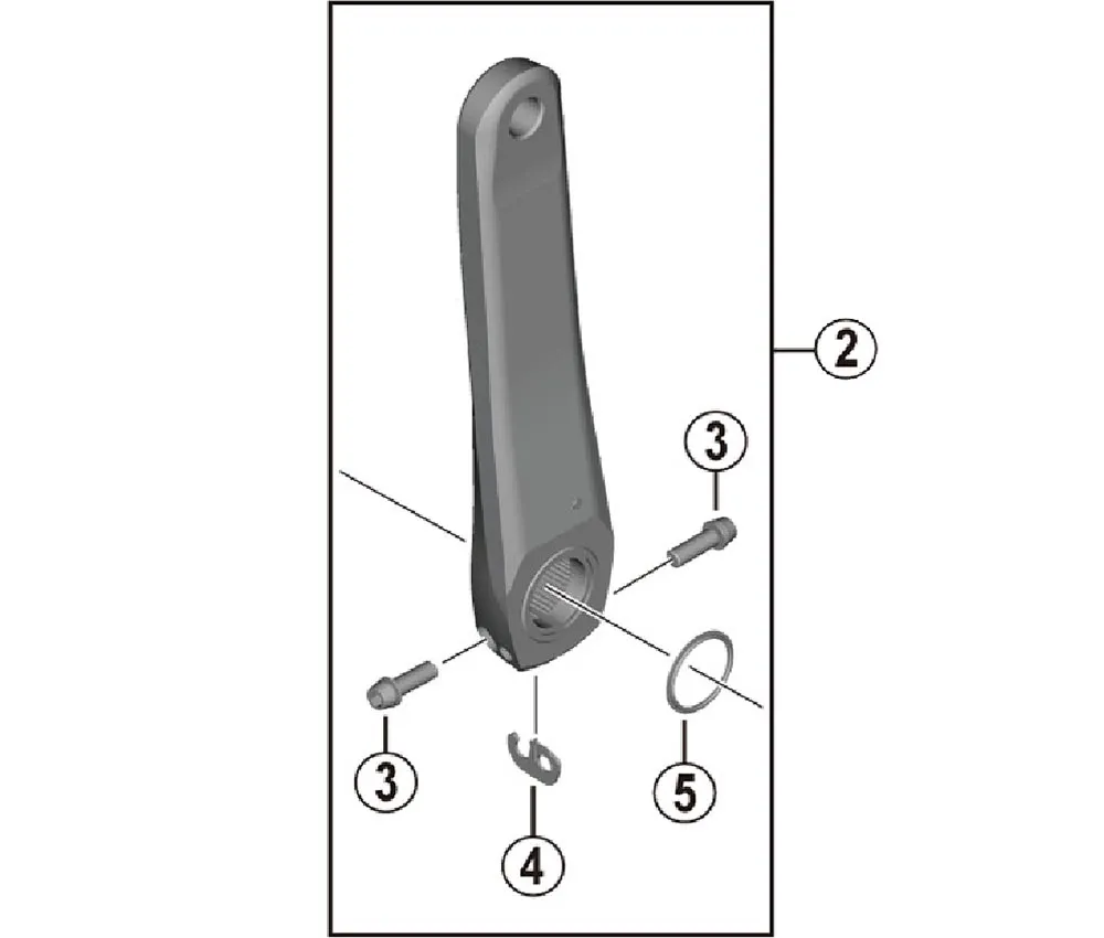 Shimano DURA-ACE FC-R9200 Crank Spare Part | Left crank arm 160 mm