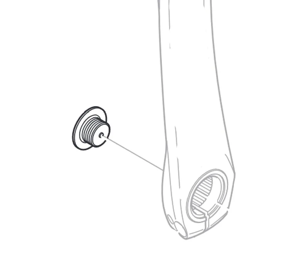 Shimano Hollowtech II Crank Spare Part | Crank Mounting Bolt A-Type 8.5 mm