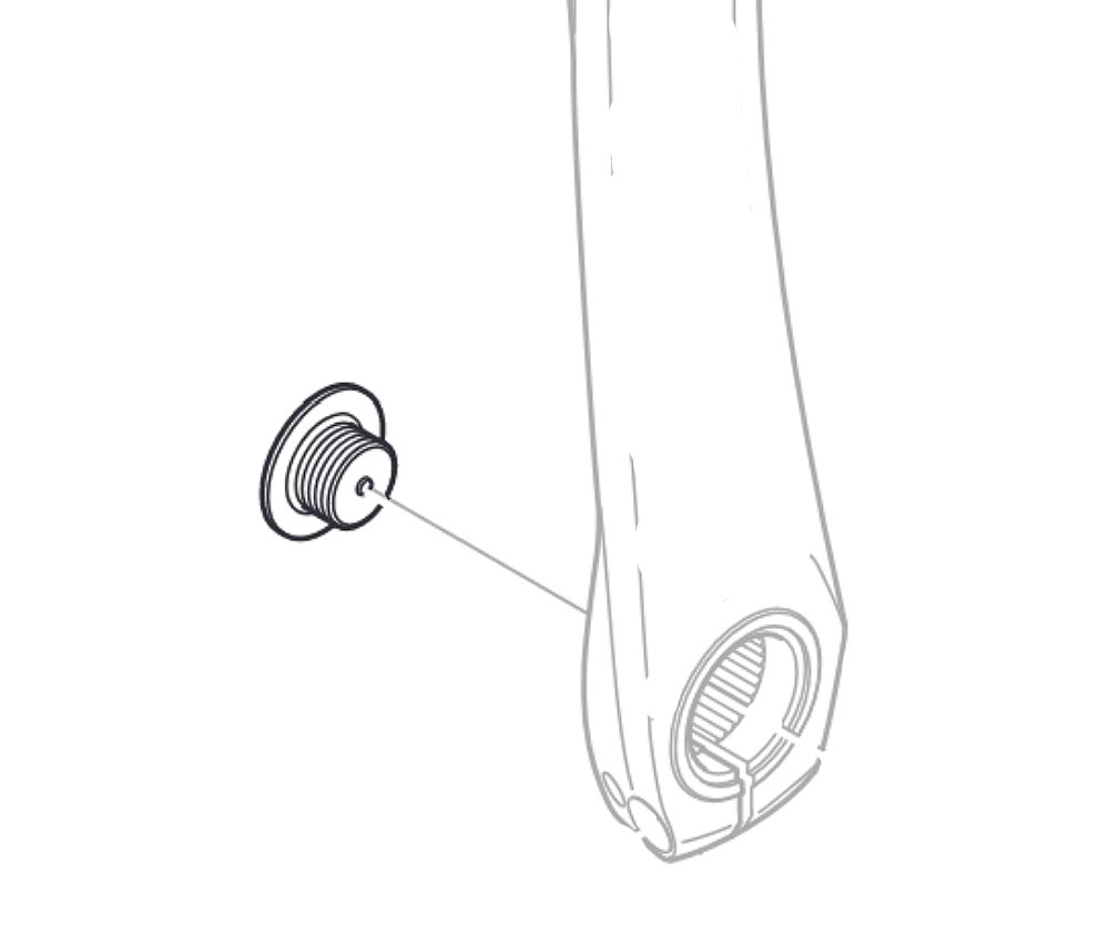 Shimano Hollowtech II Crank Spare Part | Crank Mounting Bolt B-Type 16mm