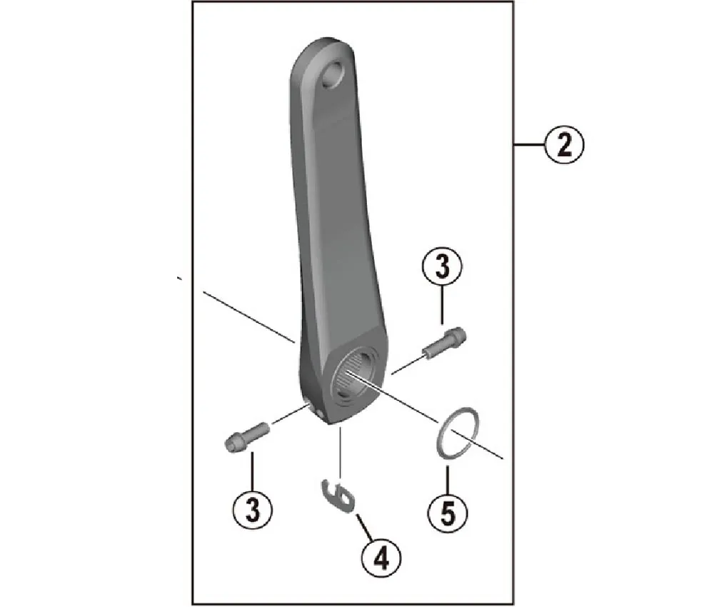 Shimano Ultegra FC-R8100 Crank Spare Part | Left crank arm 160 mm