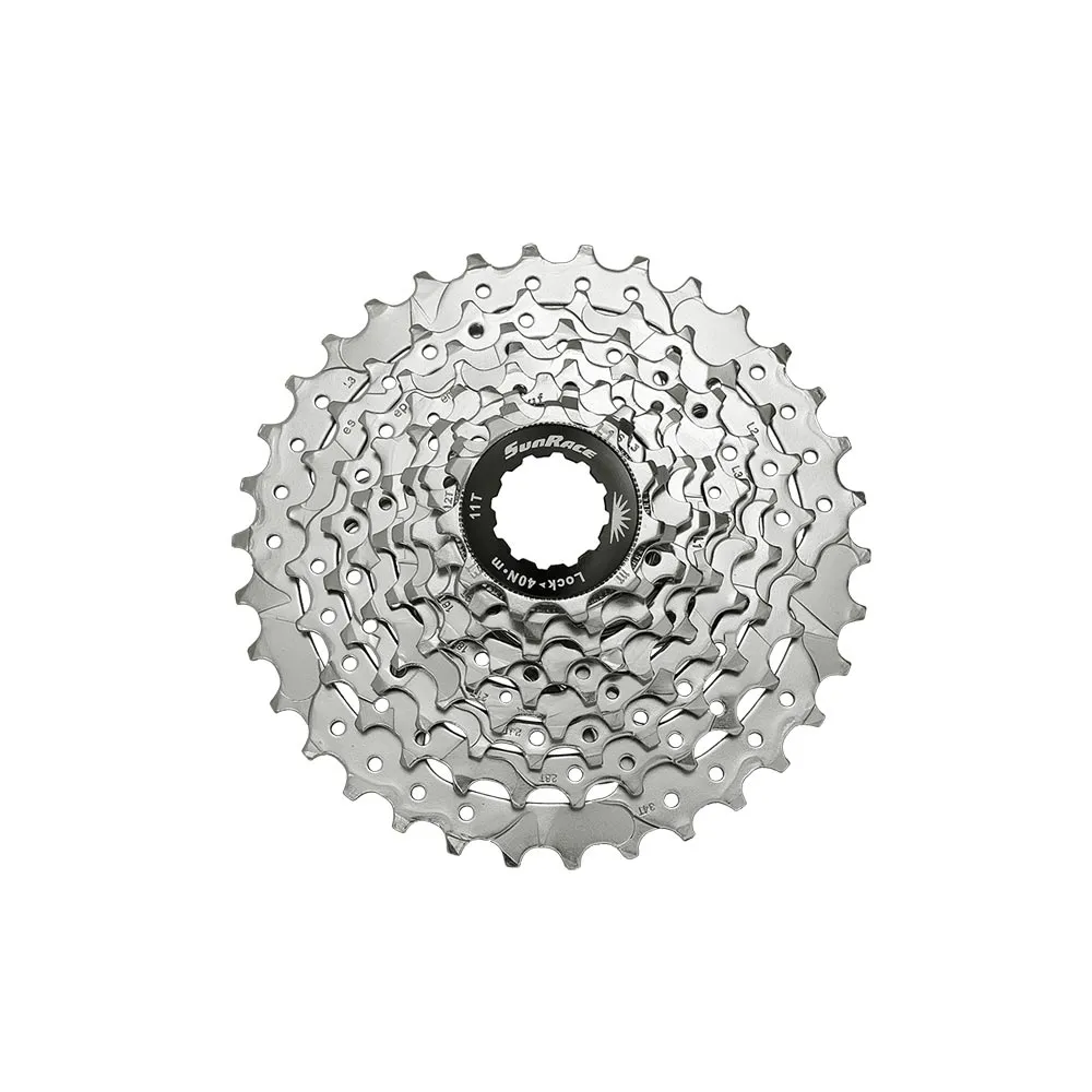 SunRace CSM96 9AV MTB cassette, 9-speed, 11-34 teeth, nickel