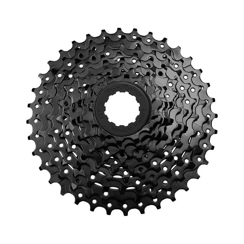 SunRace CSM98 9AW MTB cassette, high-gear (HG), 9-speed, 11-36 teeth, black