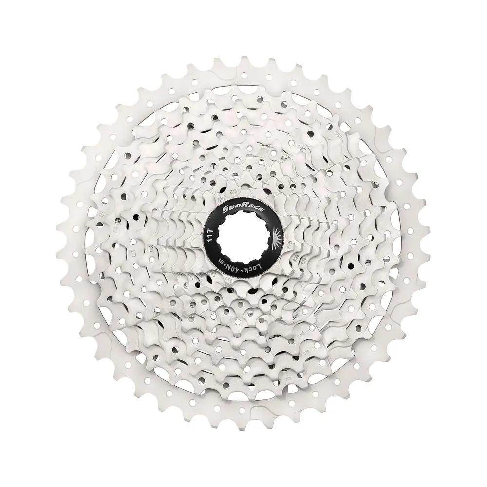SunRace CSMS3 MTB HG 10-speed cassette, 11-40 teeth, metallic