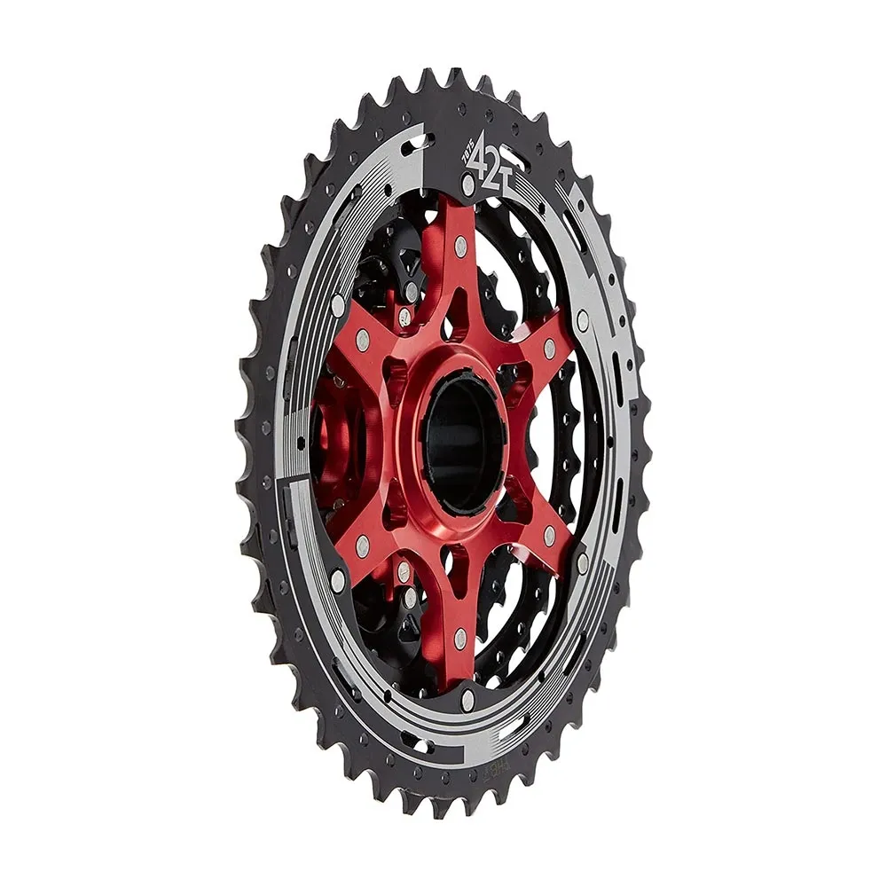 SunRace CSMX3 MTB HG 10-speed cassette, 11-42 teeth, black