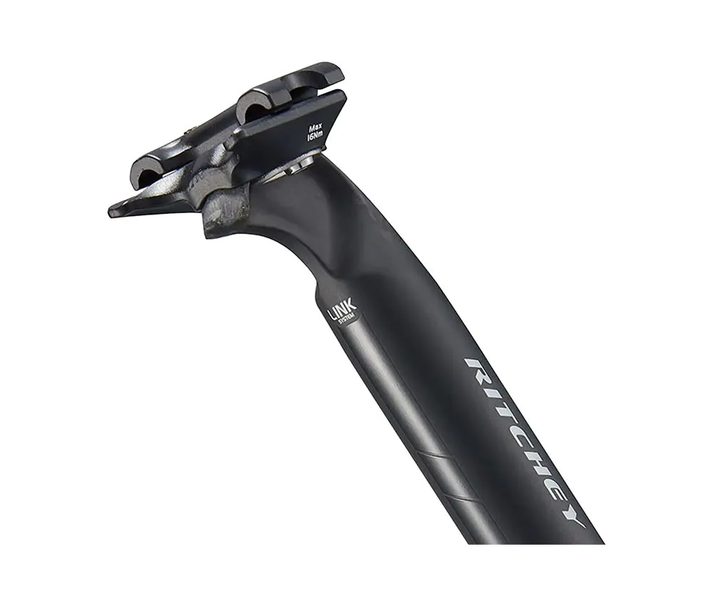 Ritchey WCS Carbon Link Flexlogic seatpost, matt finish, 15 mm offset, 27.2 x 350 mm