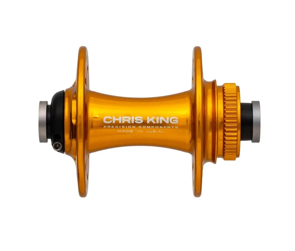 Chris King R45D front hub 12x100 Disc Centerlock 32-hole gold | gold