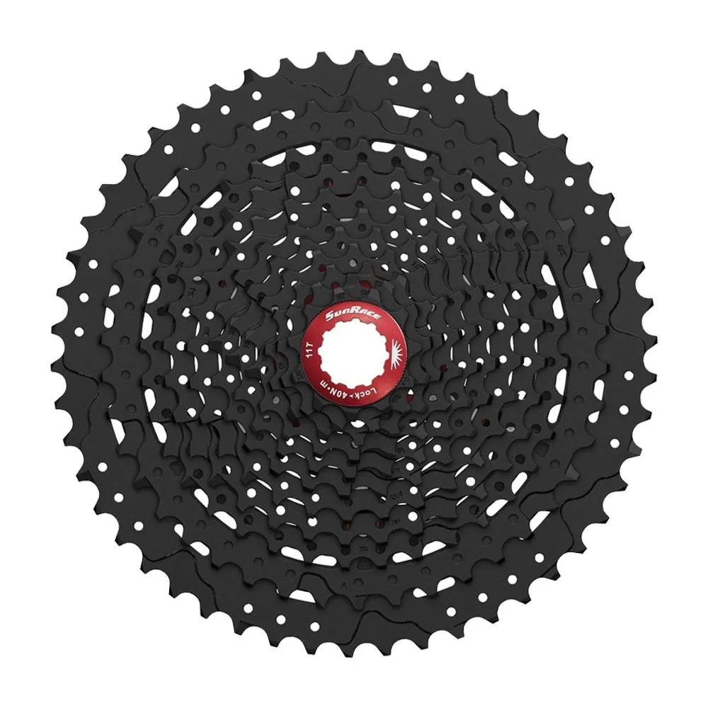 SunRace CSMX80 MTB HG 11-speed cassette, 11-51 teeth, black