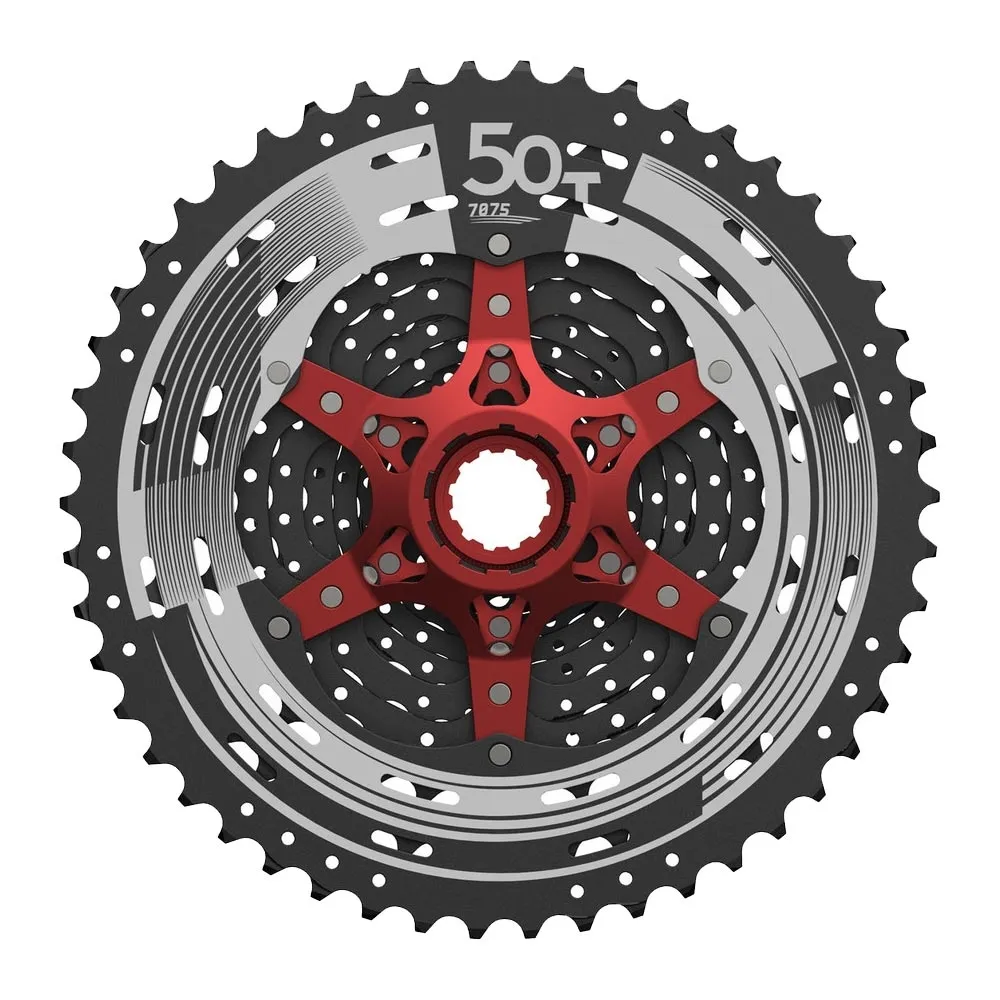 SunRace CSMX80 MTB HG 11-speed cassette, 11-51 teeth, black