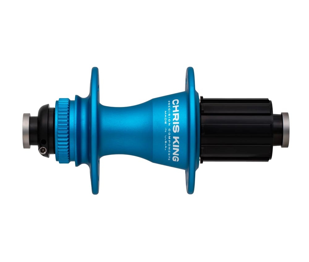 Chris King R45D rear hub 12x142 Disc Centerlock 24-hole rotor Shimano Micro Spline matt turquoise | matt turquoise