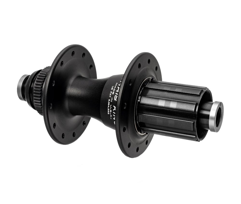 Chris King R45D rear hub 12x142 Disc Centerlock 24-hole rotor Shimano Micro Spline matt black | matt black