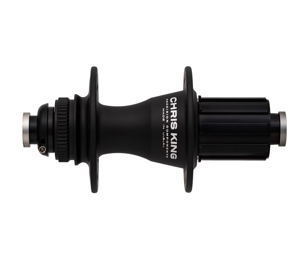 Chris King R45D rear hub 12x142 Disc Centerlock 32-hole rotor Shimano Micro Spline matt black | matt black