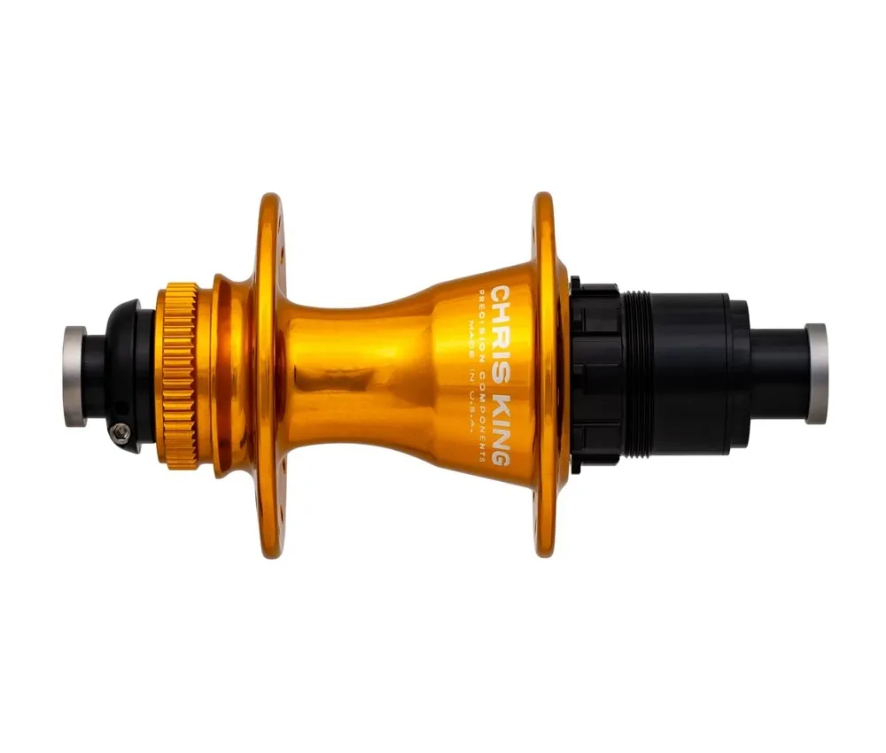 Chris King R45D Ceramic Rear Hub 12x142 Disc Centerlock 32-hole Rotor Sram XDR gold | gold