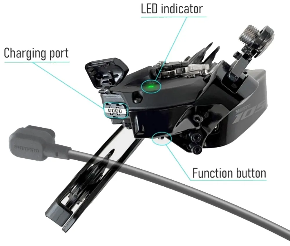 Shimano 105 DI2 Rear Derailleur RD-R7150 Medium Cage 12-speed