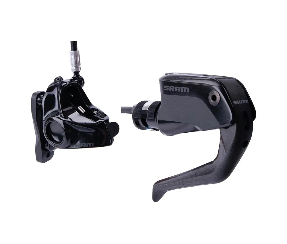 Sram S900 TT Aero HRD brake lever + flat-mount disc brake (rear wheel)