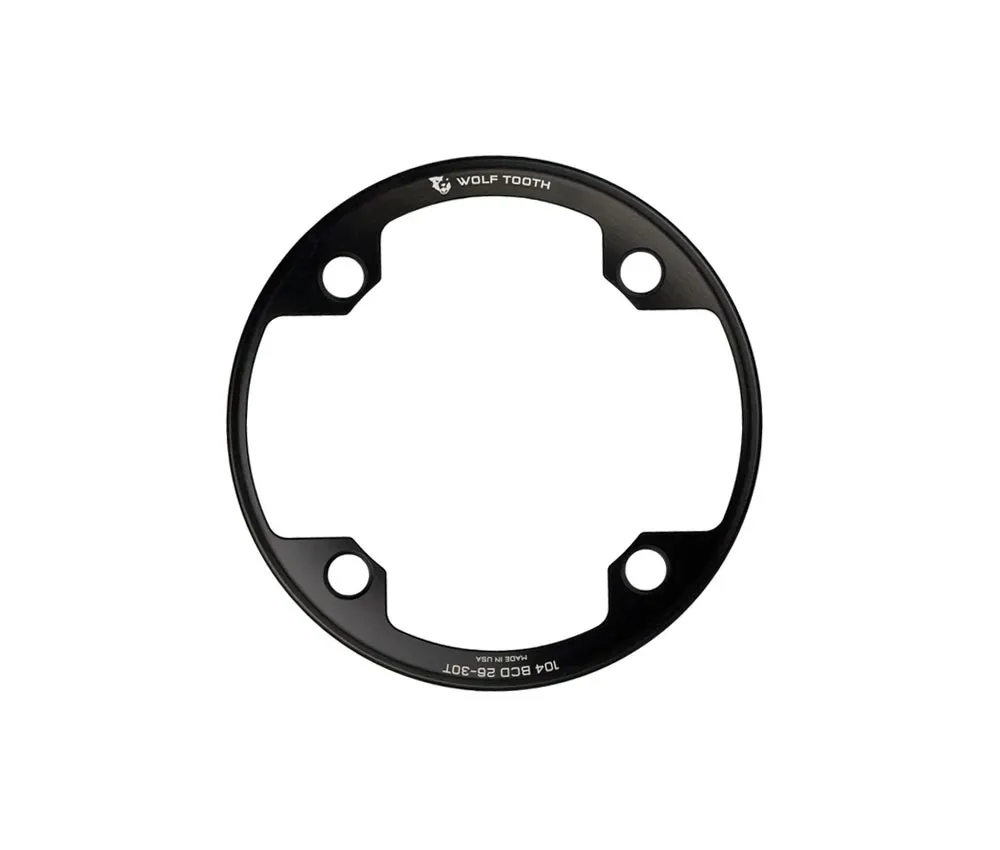 Wolf Tooth Bash Ring Chain Guard - 104mm bolt circle, 26–30 teeth