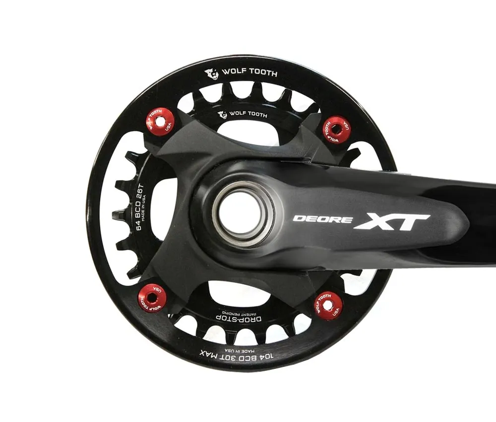 Wolf Tooth Bash Ring Chain Guard - 104mm bolt circle, 26–30 teeth