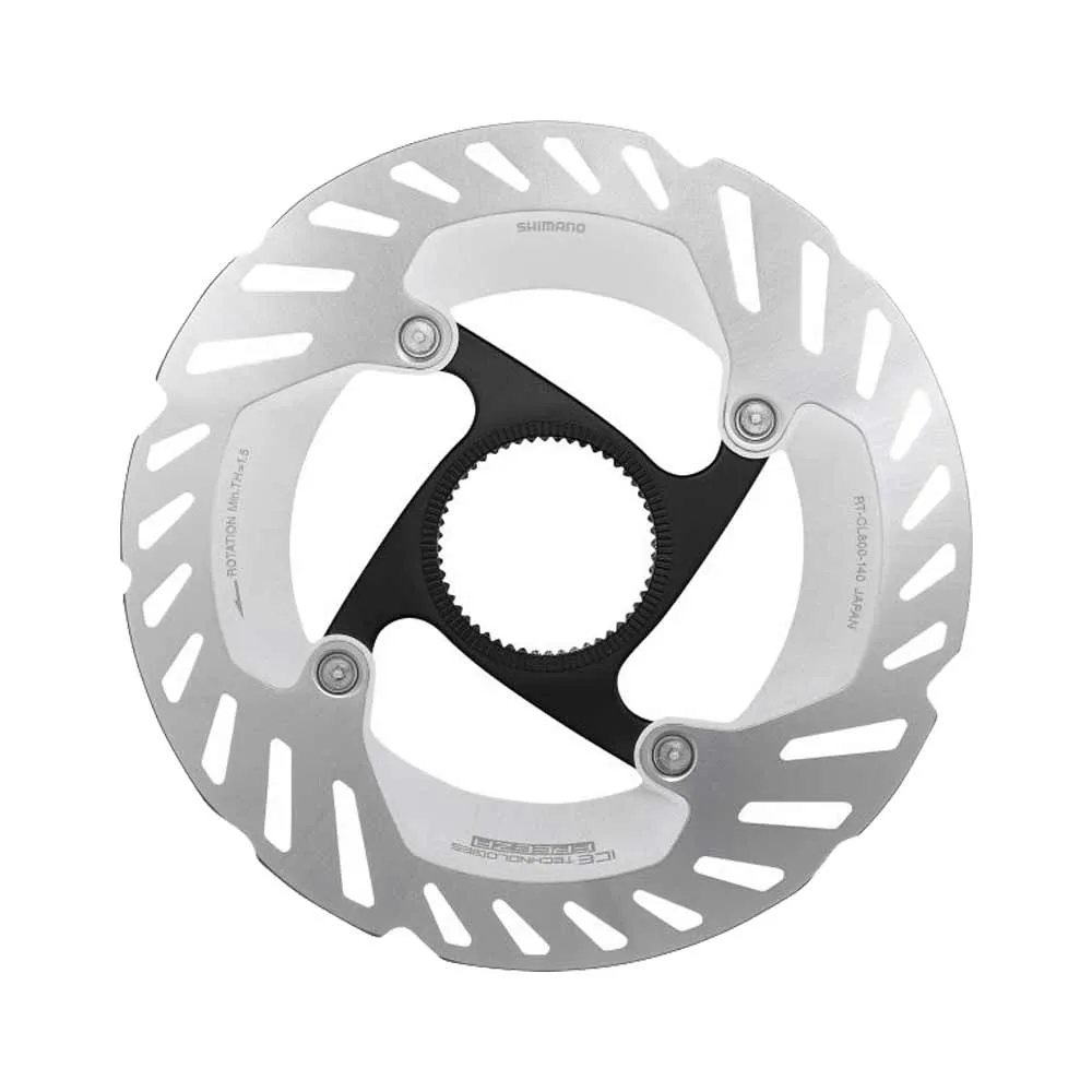 Shimano Ultegra/GRX/XT RT-CL800-SSI IceTech brake disc | Centerlock internal lockring 140 mm