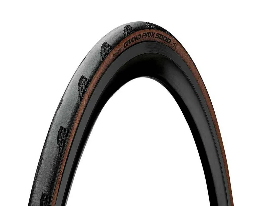 Continental Grand Prix 5000 Tube-Type Tyre 28 inches / 25x622 black-transparent