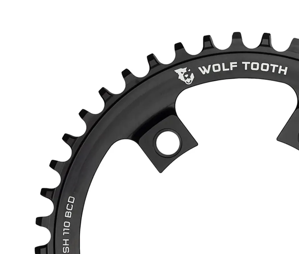 Wolf Tooth Drop Stop B Chainring – Shimano 110mm asymmetrical 9-12-speed chainring 40 teeth