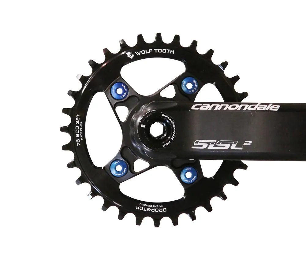 Wolf Tooth Drop Stop A Chainring - Sram XX1 / Specialized / Cannondale 76mm BCD 9-12-speed 30 teeth