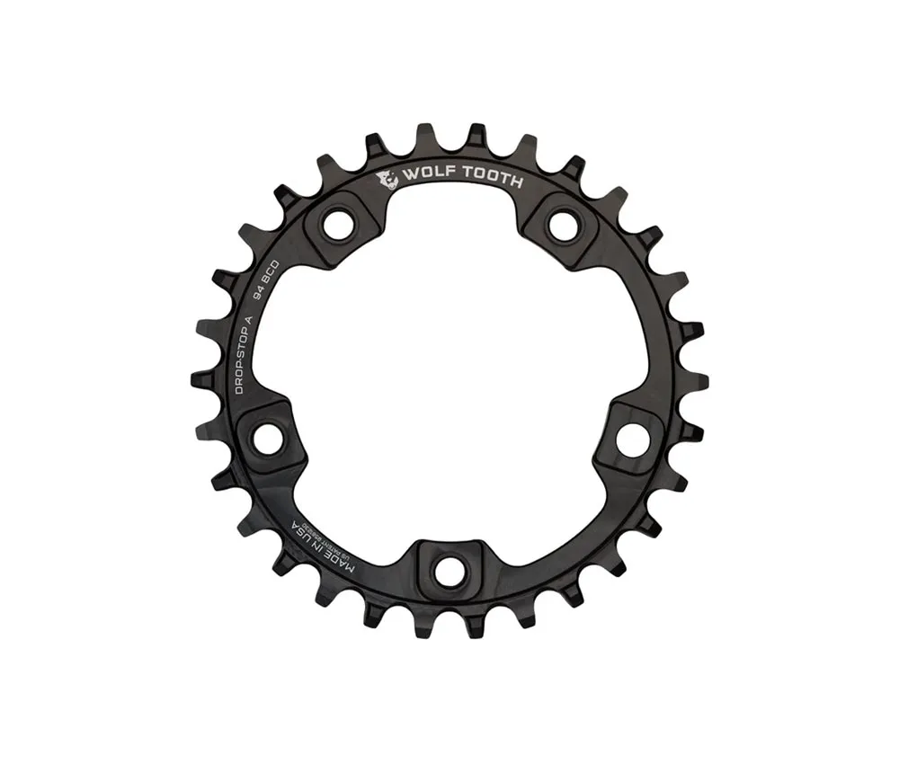 Wolf Tooth Drop Stop A Chainring - Vintage / Surley OD 94mm bolt circle Hidden Bolt 9-12-speed 28 teeth