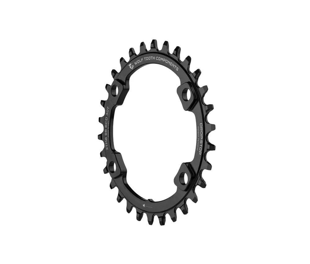 Wolf Tooth Drop Stop A Chainring - Shimano XT / SLX / Deore 96mm BCD 9-12-speed 30 teeth