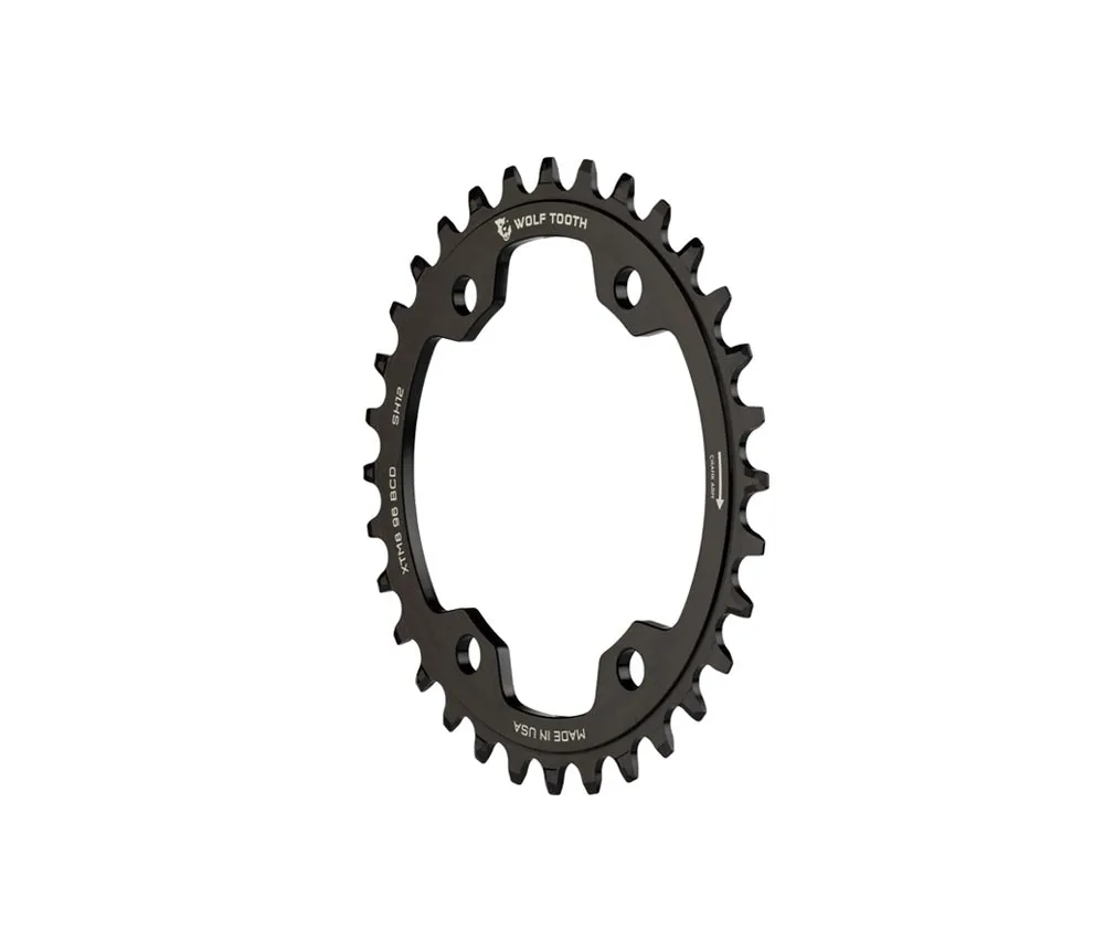 Wolf Tooth Drop Stop ST Chainring – Shimano XT / SLX / Deore 96mm BCD 12-speed HG+ 30 teeth