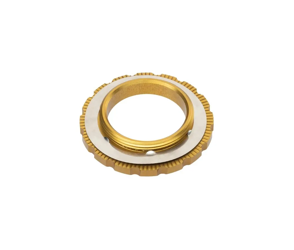 Wolf Tooth Centerlock Lockring – external thread, aluminium, gold