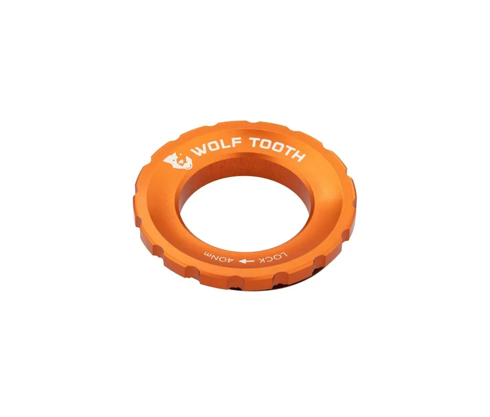 Wolf Tooth Centerlock Lockring – external thread, aluminium, orange