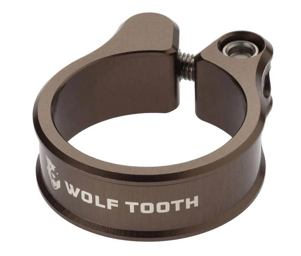 Wolf Tooth Seatpost Clamp – 31.8 mm, threaded, aluminium, espresso