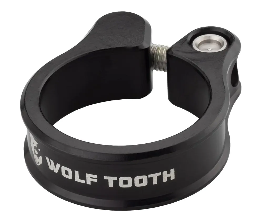 Wolf Tooth Seatpost Clamp – 34.9 mm, threaded, aluminium, black