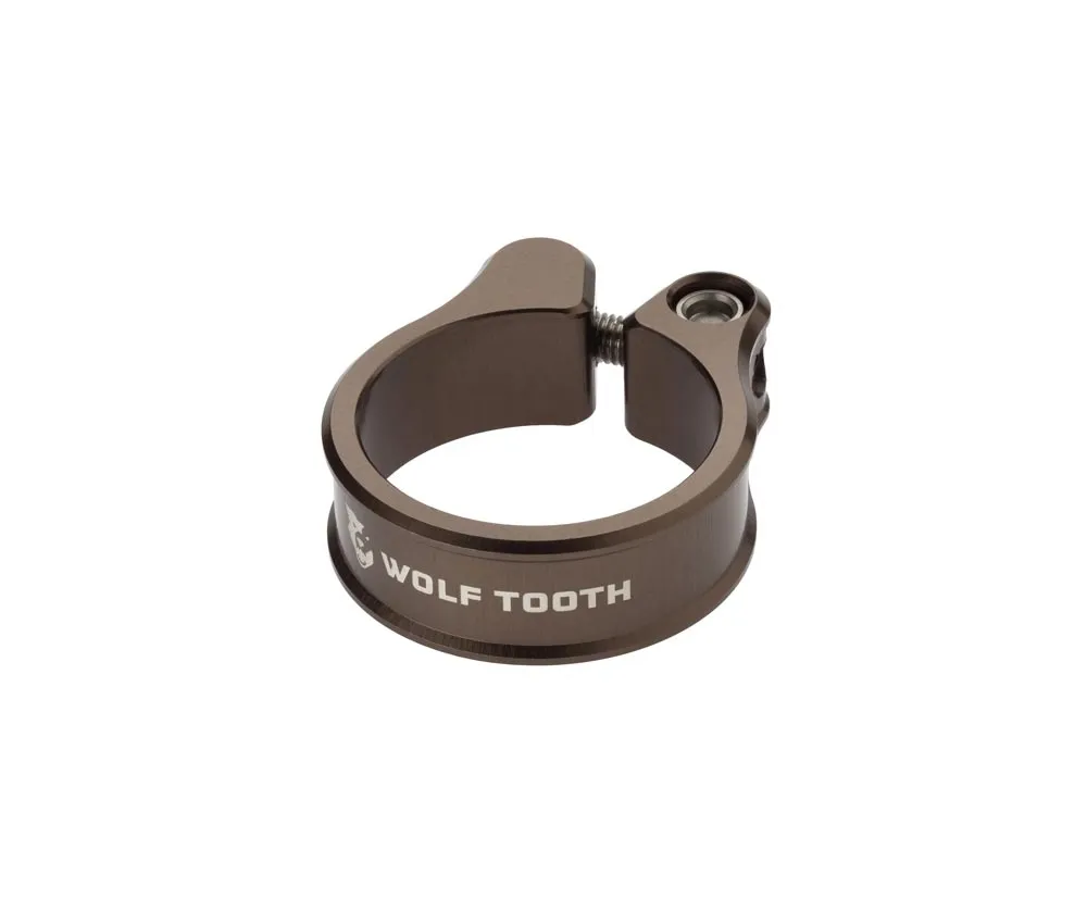 Wolf Tooth Seatpost Clamp – 34.9 mm threaded aluminium espresso