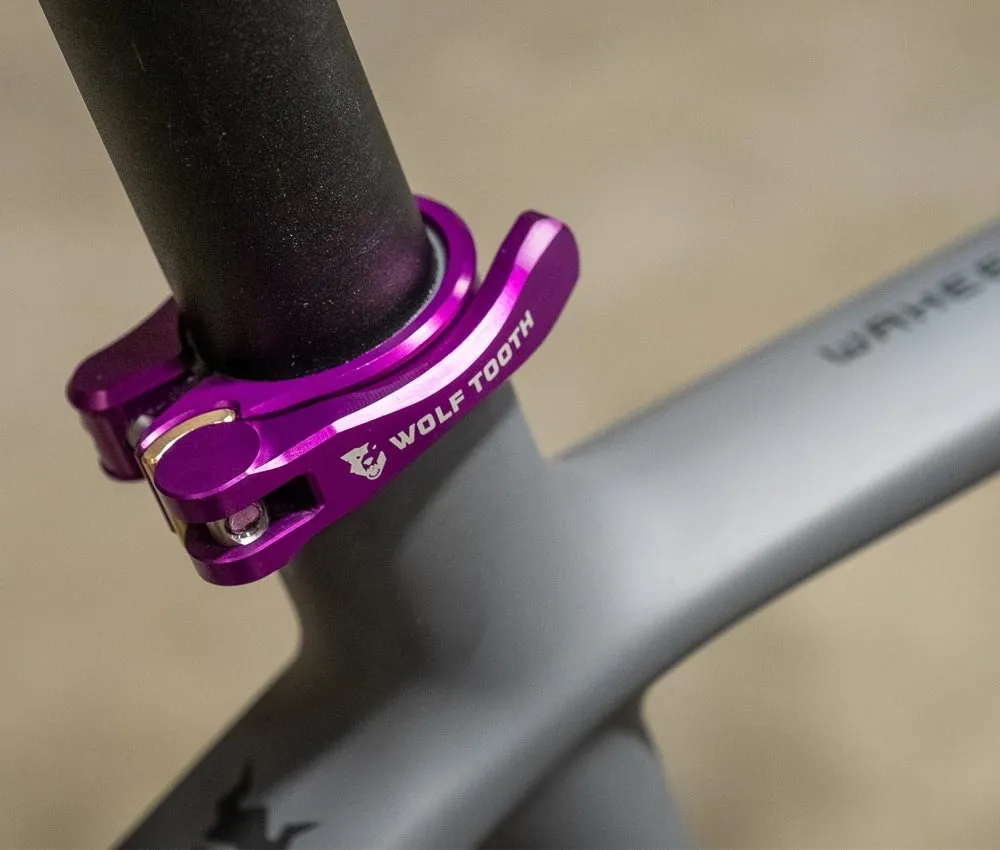 Wolf Tooth Seatpost Clamp – 34.9 mm Quick-release Aluminium Blue