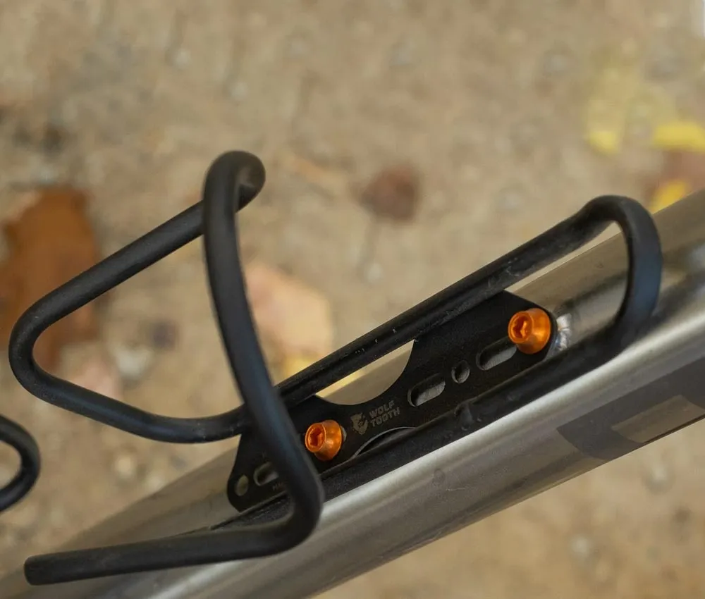 Wolf Tooth Morse Bottle Cage – Titanium Ceramic Black Limited Edition