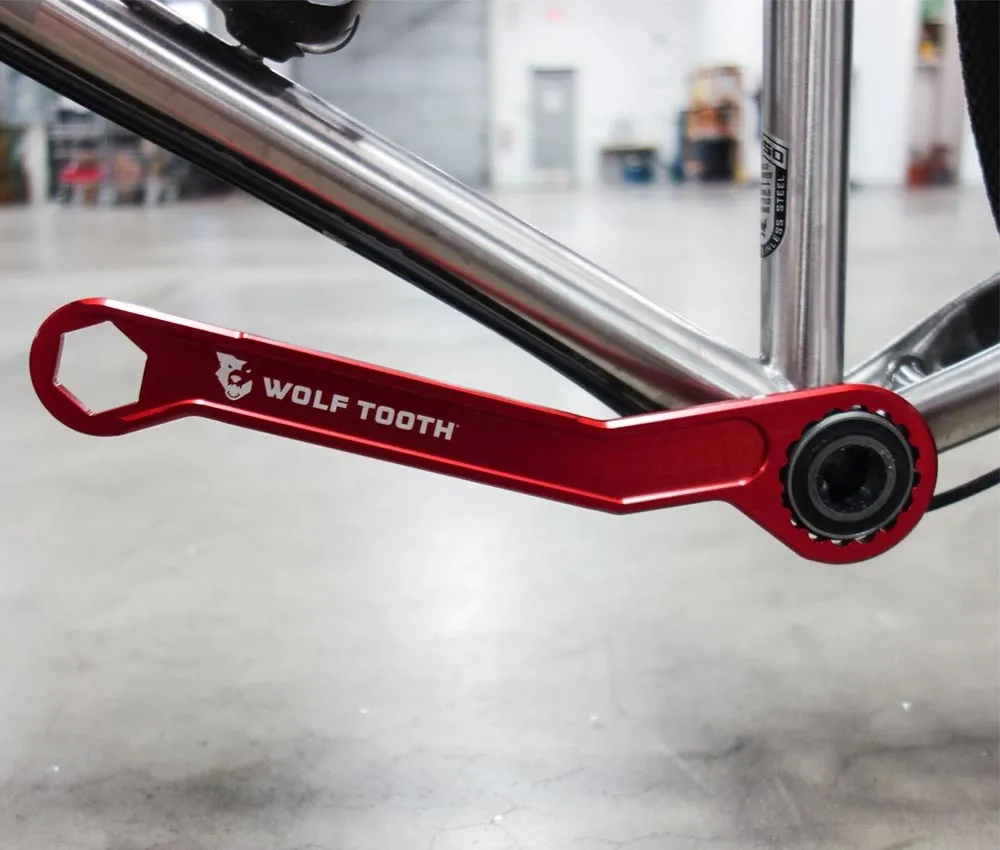 Wolf Tooth Pack Wrench Bottom Bracket + Retaining Ring Tool | Hollowtech II / BSA / Center Lock External Thread 44mm
