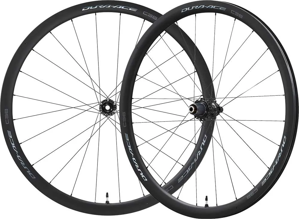 Shimano DURA-ACE WH-R9270-C36-TL Carbon Clincher Tubeless Disc Centre Lock Wheel Set