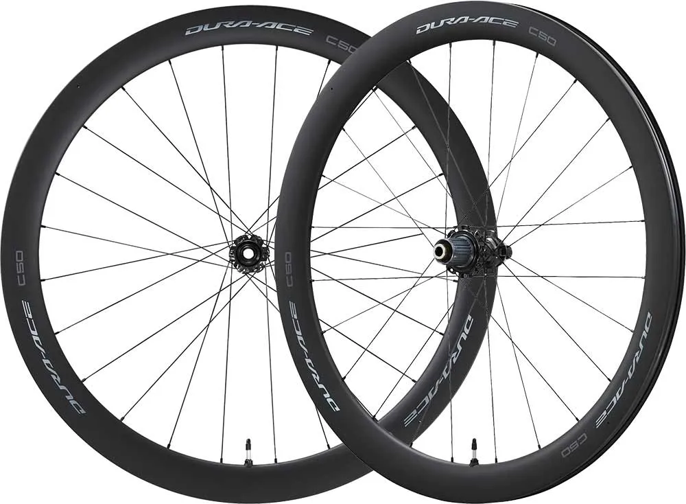 Shimano DURA-ACE WH-R9270-C50-TL Carbon Clincher Tubeless Disc Centre Lock Wheelset