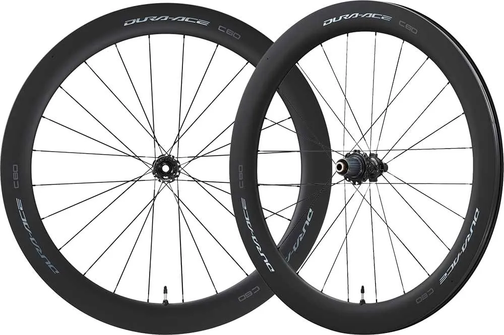 Shimano DURA-ACE WH-R9270-C60-TL Carbon Clincher Tubeless Disc Centre Lock Wheel Set