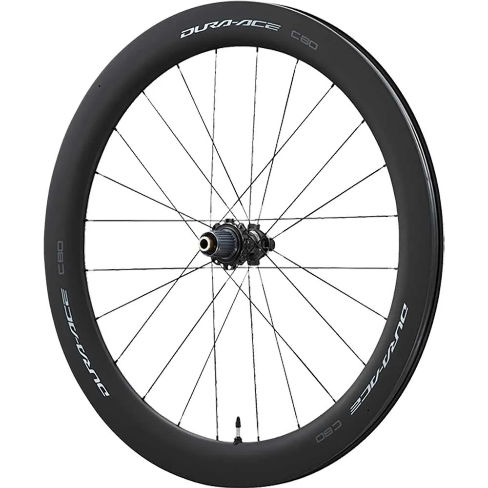 Shimano DURA-ACE WH-R9270-C60-TL Carbon Clincher Tubeless Disc Centre Lock Wheel Set