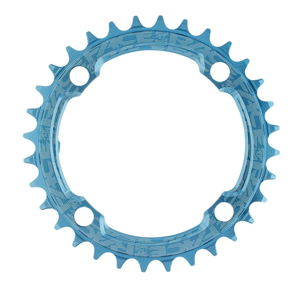 Race Face Single Narrow Wide Chainring 32 Teeth 104 Lk Blue - Remaining stock