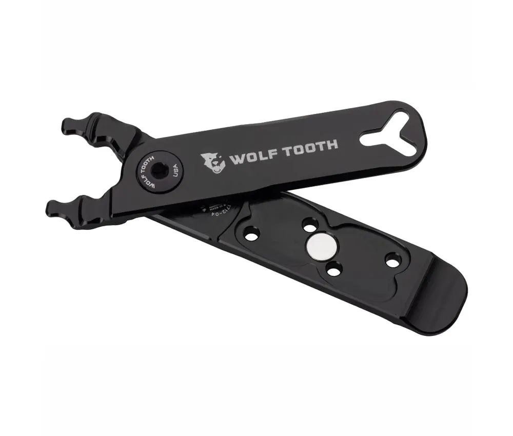 Wolf Tooth Pack Pliers Multitool – Master Link Combo black-black