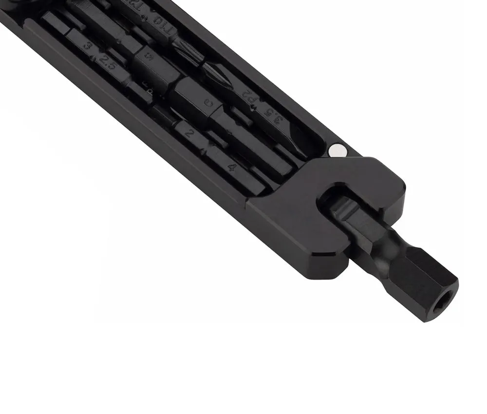 Wolf Tooth 6-Bit System Hex Wrench Multitool – Bit holder / key ring – gold