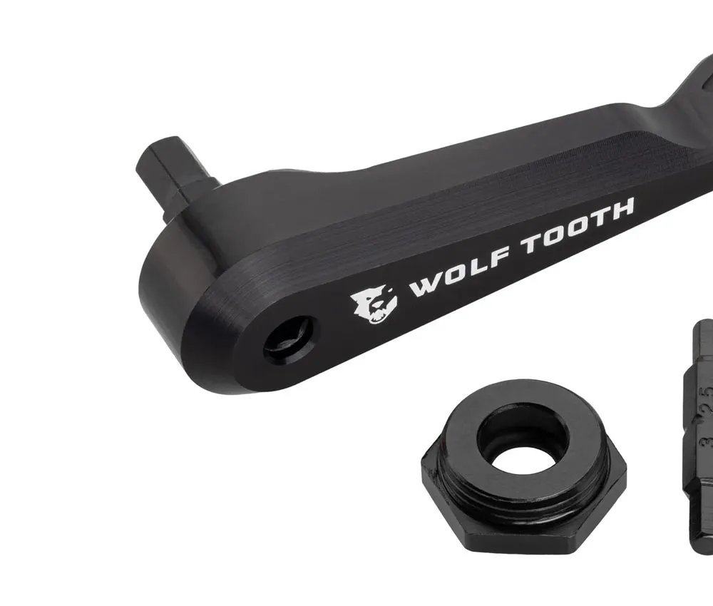 Wolf Tooth Axle Handle Multitool – Bit Holder / Plug-in Lever – black