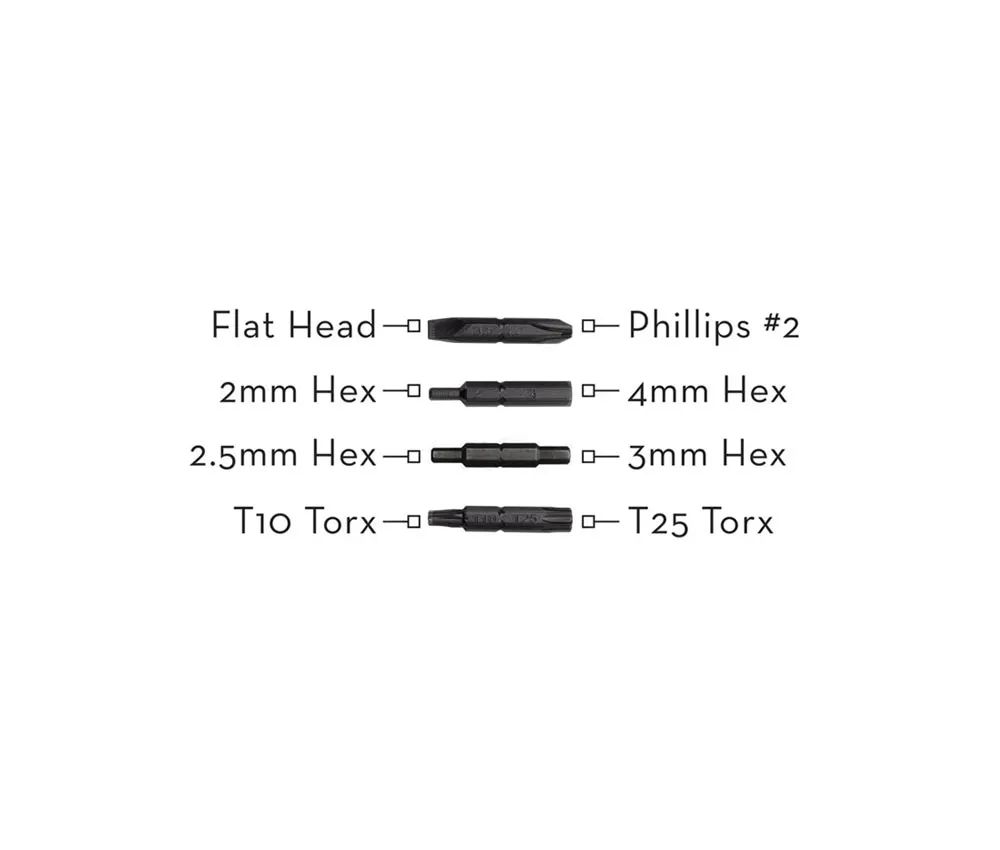 Wolf Tooth Axle Handle Multitool – Bit Holder / Plug-in Lever – black