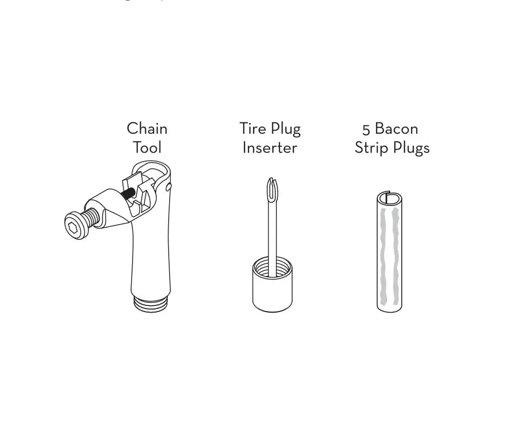 Wolf Tooth EnCase Chain + Tire Plug Multitool – Chain tool / Tubeless repair kit