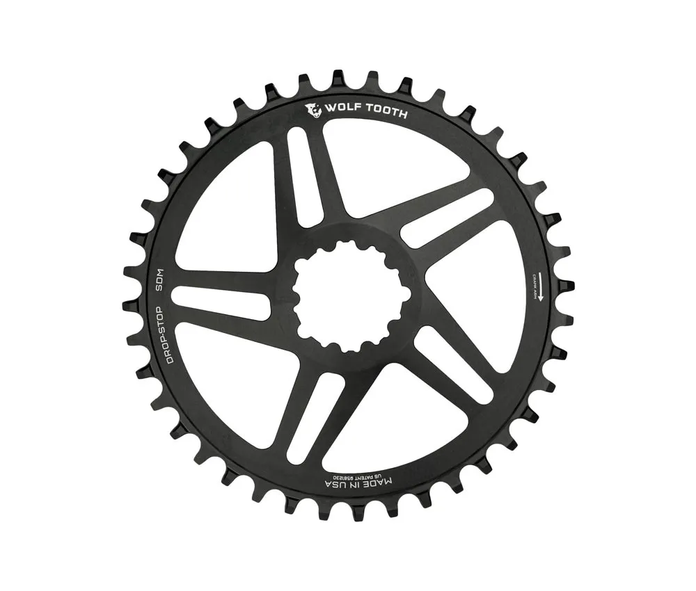 Wolf Tooth Drop-Stop B Chainring 9-12-speed - Sram Direct Mount Aluminium 6 mm Offset 42 Teeth