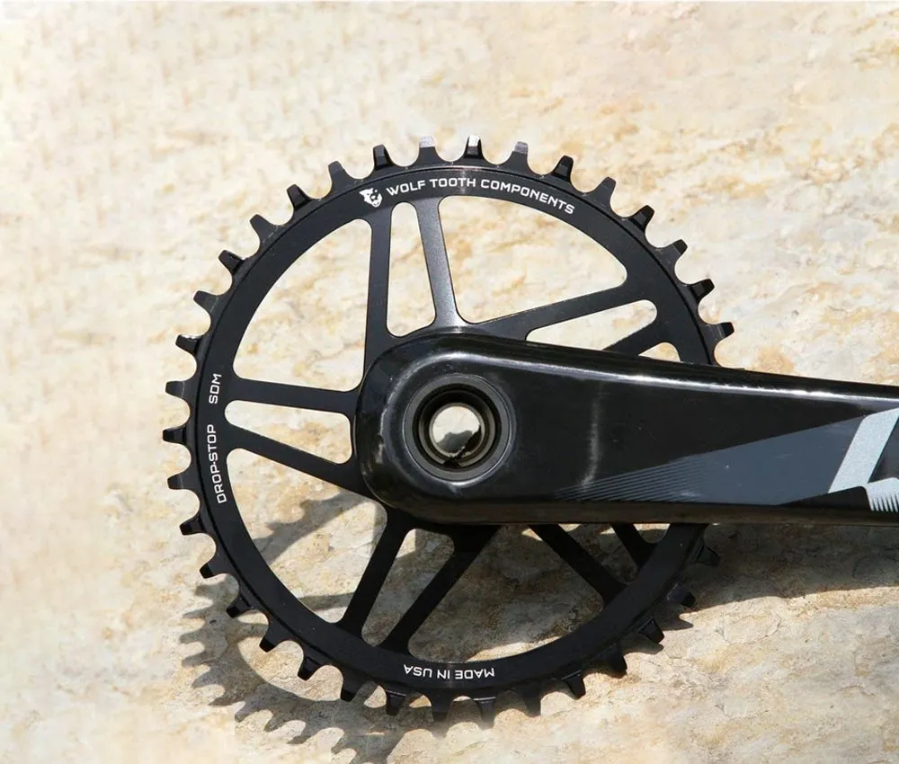 Wolf Tooth Drop-Stop B Chainring 9-12-speed - Sram Direct Mount Aluminium 6 mm Offset 42 Teeth